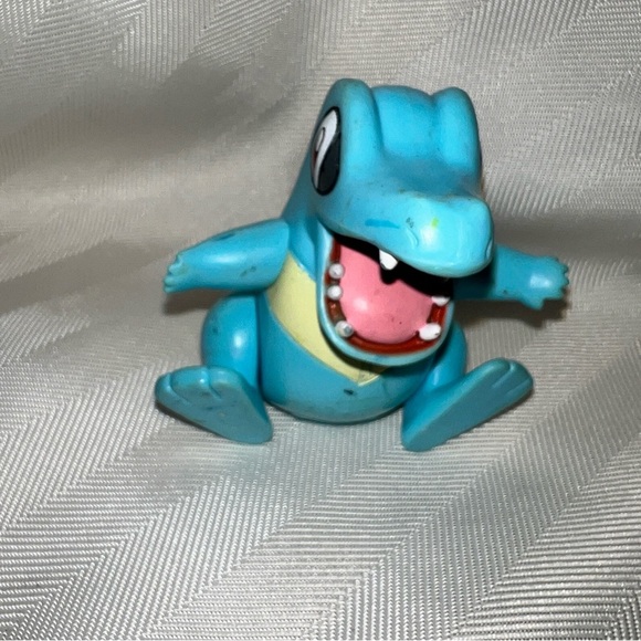 Nintendo Jakks Pacific Pokemon Poseable 3" Inch Totodile Action Figure 2007 - Picture 6 of 8